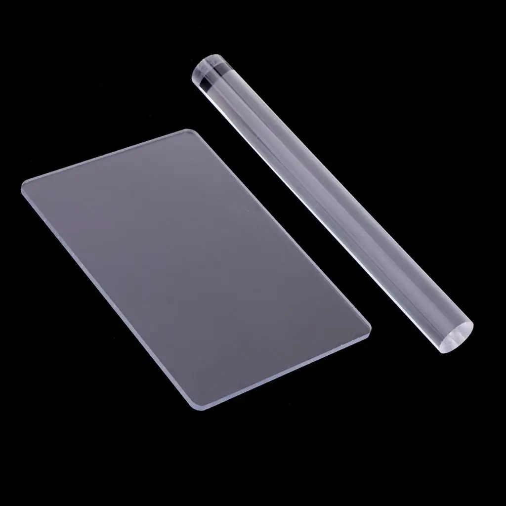 Acrylic Clay Roller Bar Modelling Tools Texture Roller for Ceramic Beads and Pottery Crafting