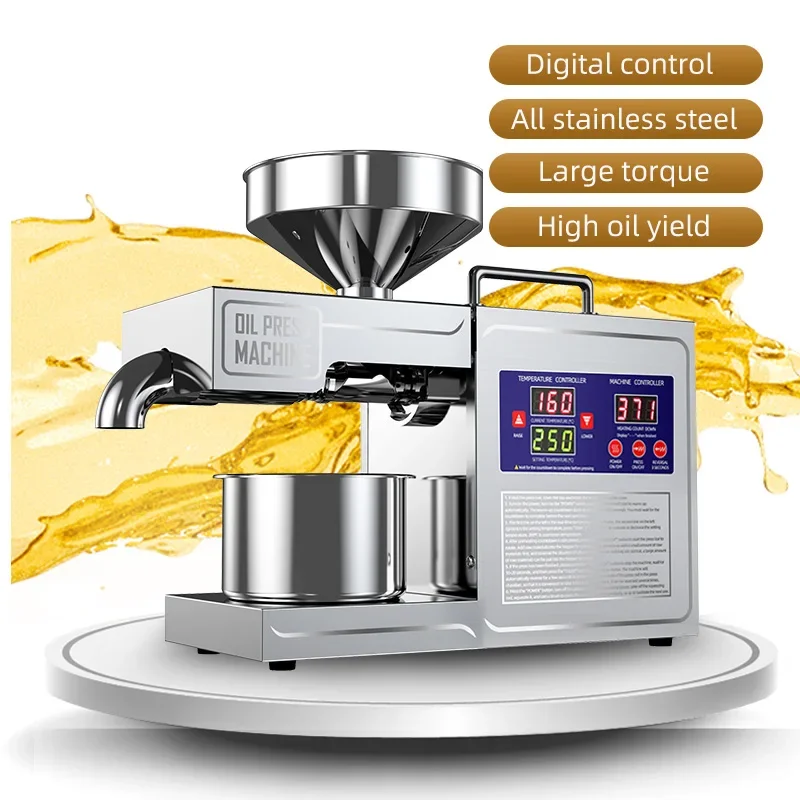 Hot Sale All Kinds Of Seeds Mini Automatic Oil Extract Machine Home Cold Oil Press Machine With Best Price