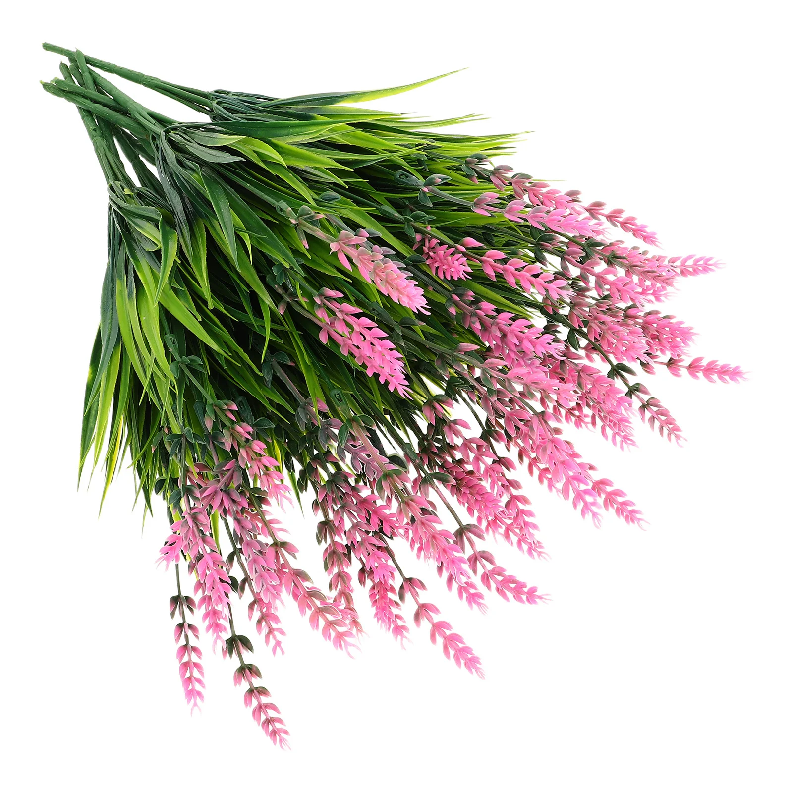 

10Pcs Artificial Lavender Fake Flowers Bouquet Realistic Faux Lavender Plants Wedding Table Centerpiece Home Garden Outdoor