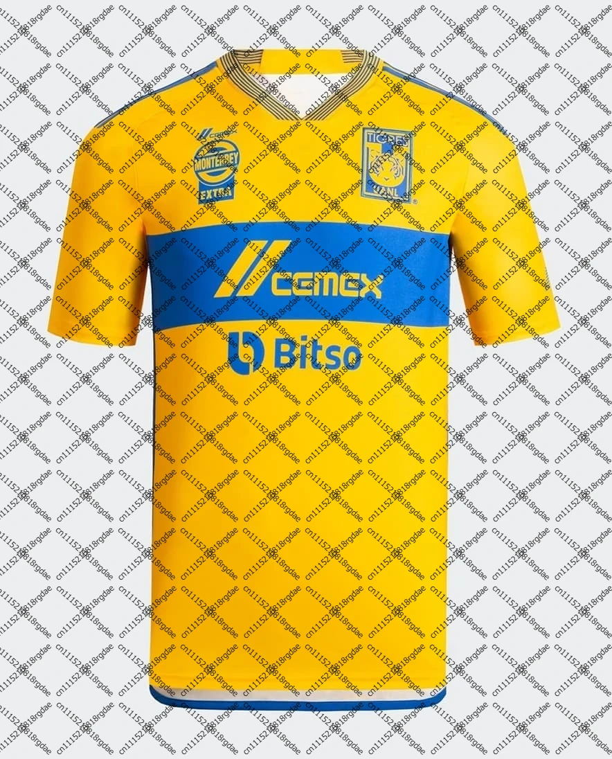 2026 Summer Tigres UANL Football Jersey Men Short Sleeve Soccer Shirt Sports Fan Match Tops Casual Daily Wear Family Kids Tees