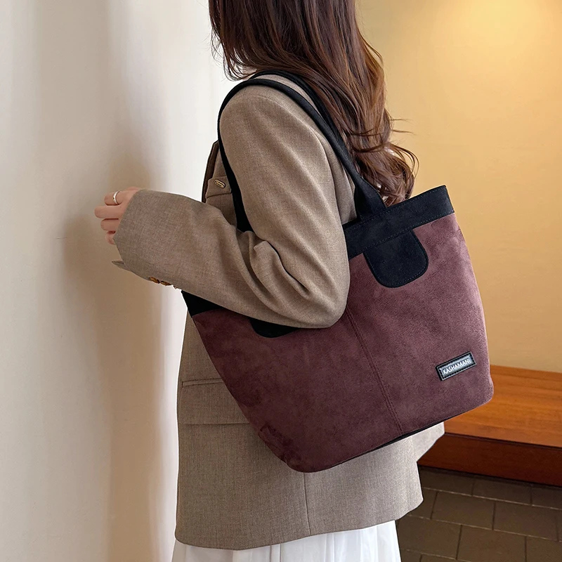 Casual Retro Versatile Large Capacity Tote Bag 2025 Fashion New Advanced Sense Underarm Women's Bag Concise Shoulder Bags