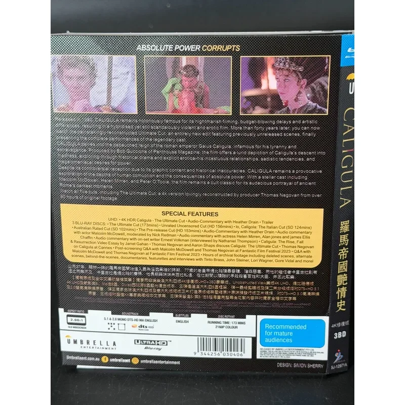 Roman Empire Chinese Subtitles Brand New Shengjia SJ Brand Blu-ray Box Free Shipping Remote Areas