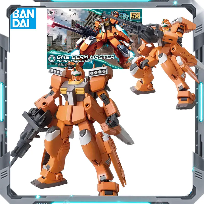 

Bandai Genuine Gundam HG1 144 RGM-86R GM 3 BEAM MASTER Аниме Фигурка ПВХ Сборка Игрушки для подарка Коллекционная модель унисекс