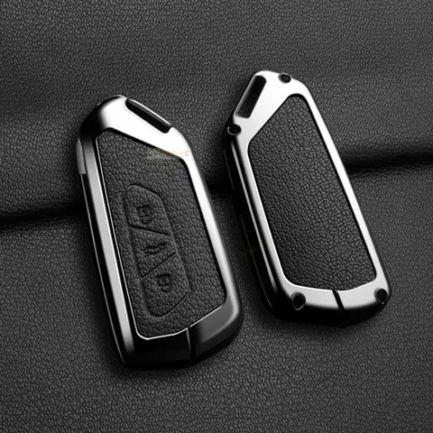 VW Volkswagen için ID.3 ID.4 Golf 8 2022 2023 MK8 Cupra Skoda Octavia KOLTUK Leon MK4 Aksesuarları Çinko Alaşım Araba Anahtarı Durum Kapak Fob