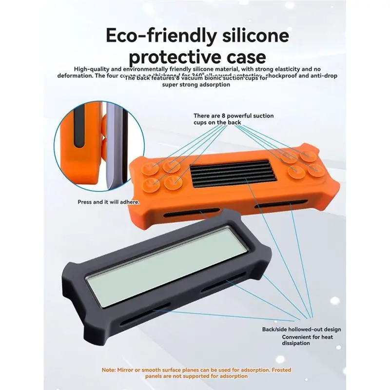 AED7-M2 SSD-Gehäuse SATA-Protokoll M.2 SSD-Gehäuse 5 Gbit/s mit Bildschirm Intelligente digitale USB3.2 Gen2 Typ C-Disk-Box