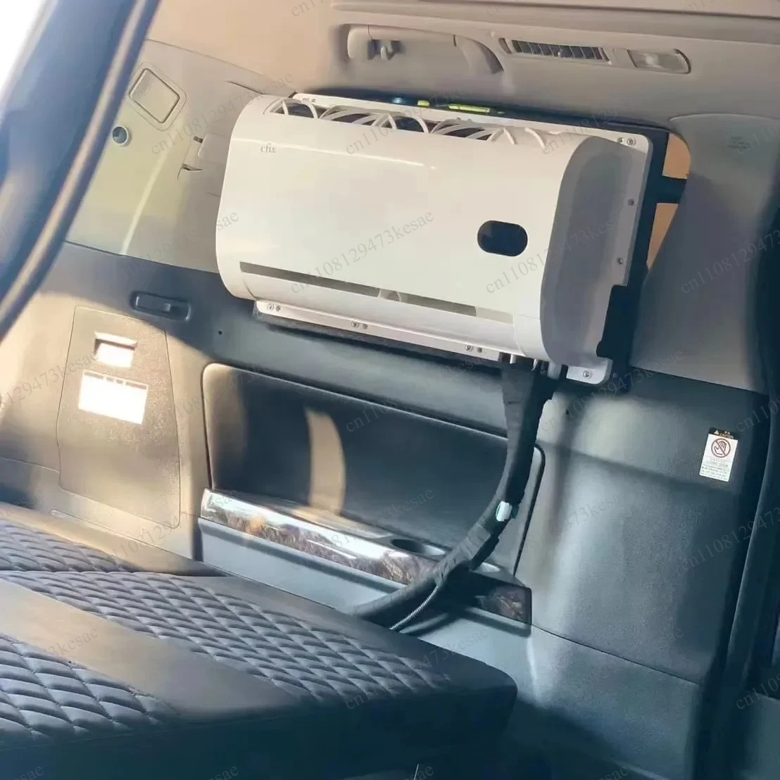 12V Split Parking Air Conditioner | Mounted Cab AC System for Vans, Motorhomes & RVs
