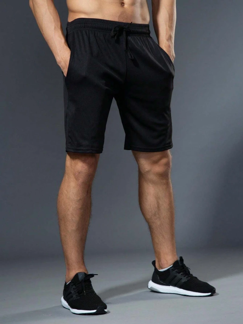 Pantalones cortos deportivos para gimnasio para hombre, pantalones cortos de entrenamiento sueltos y transpirables de 5 pulgadas para correr, fútbol, entrenamiento de baloncesto de verano de gran tamaño