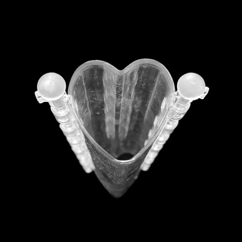 

2Pcs Vegetable Growing Molds Transparent Heart Design Cucumber Shaping Tool Fruit Growth Accessories Garden Fruit Shaping Molds