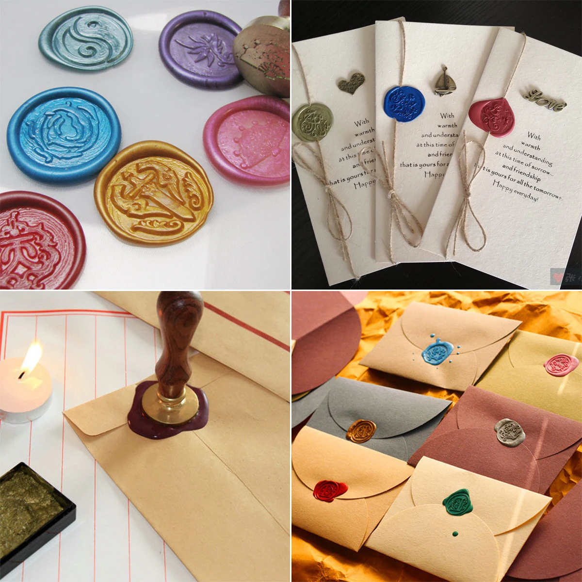 

120pcs Sealing Wax Beads Star Shape Vintage Envelop Decoration Craft Wedding Gift Packaging Fire Stamp Pellets for Letters Cards
