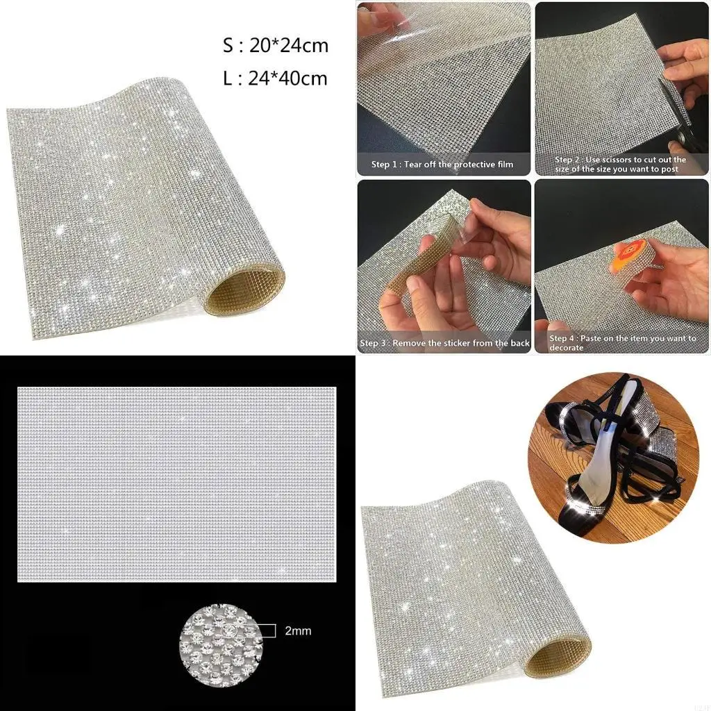 

Bling кристалл украшения серебряные стразы наклейки для DIY сумка подарок Decorat