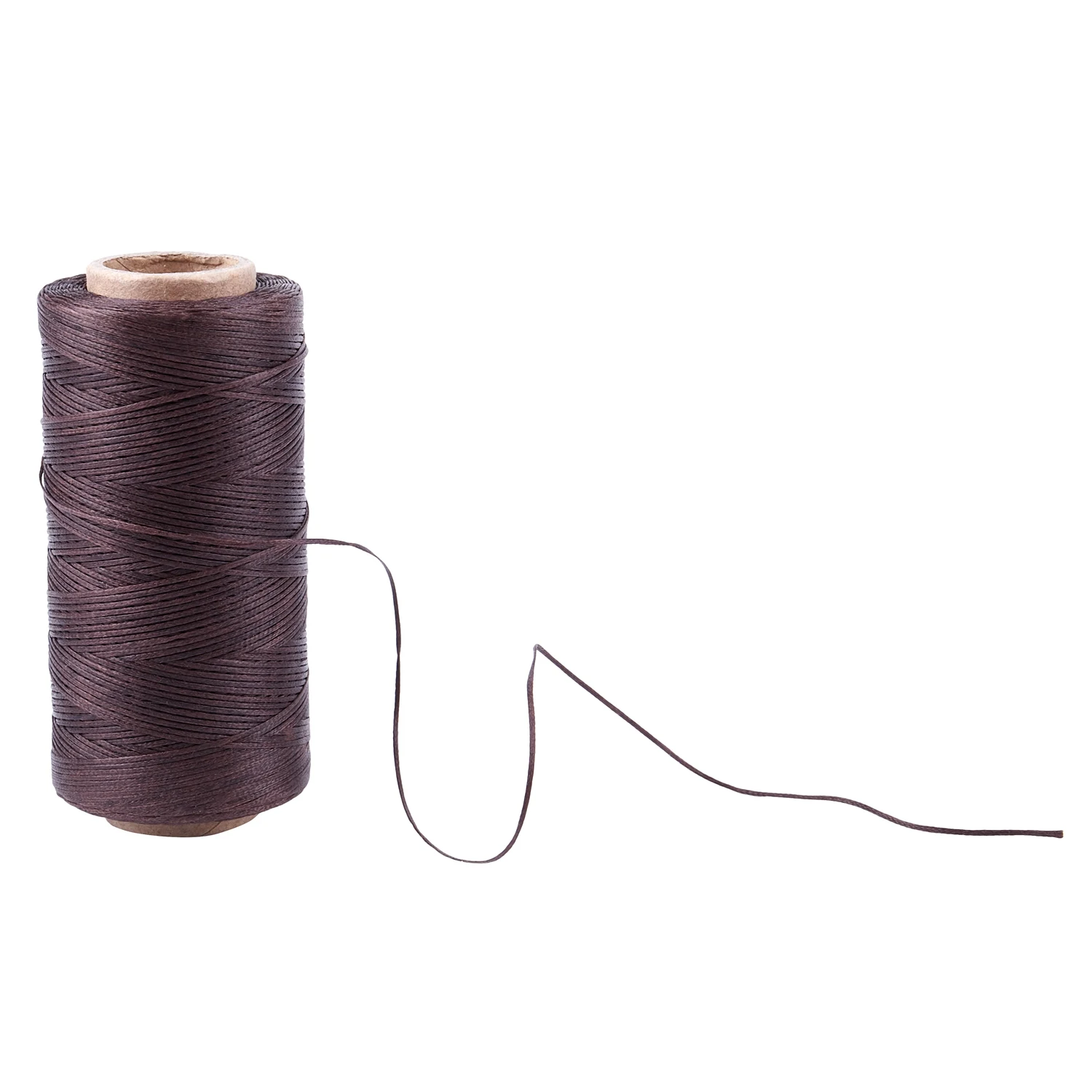 

A06RP 260M 150D 1MM Leather Sewing Waxed Wax Thread Hand needle Cord Craft DIY New Color:Dark Brown