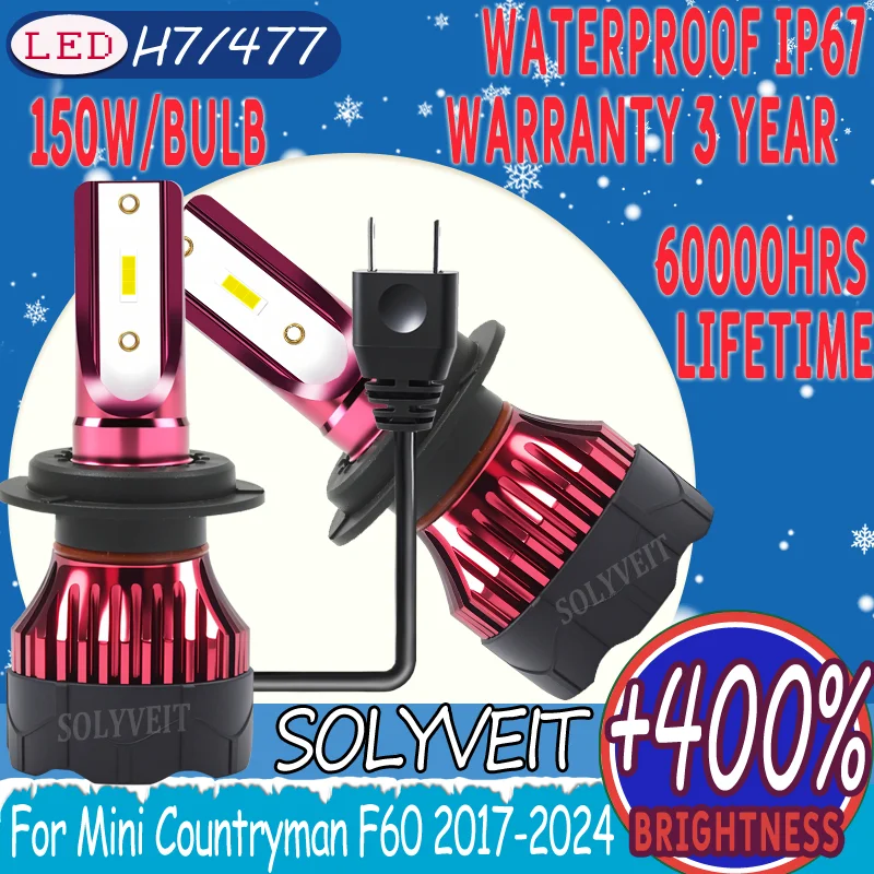 

H7 Easy Installation Fast and Secure Installation LED Headlight For Mini Countryman F60 2017 2018 2019 2020 2021 2022 2023 2024