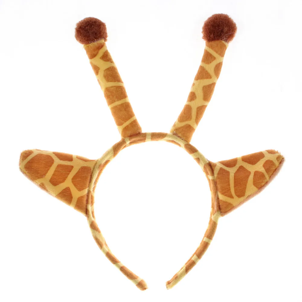 Erwachsene Kinder Plüsch Cartoon Tier Stirnbänder Ohr Horn Haar Hoop für Geburtstag Party Cosplay Kostüm Halloween Weihnachten