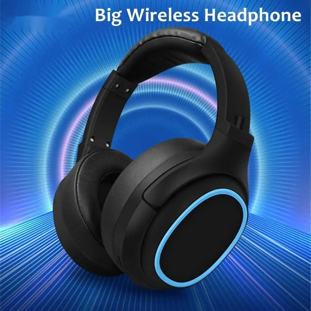 

Large Earmuffs Wireless Headphones Noise Cancelling With Mic Support TF-card Bass Bluetooth Over-ear Headsets Perfect Gift