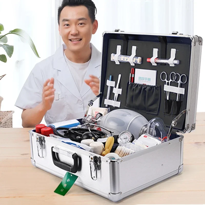 

Medical first aid kit comprehensive emergency medical visit box surgery full set portable medicine luggage factory