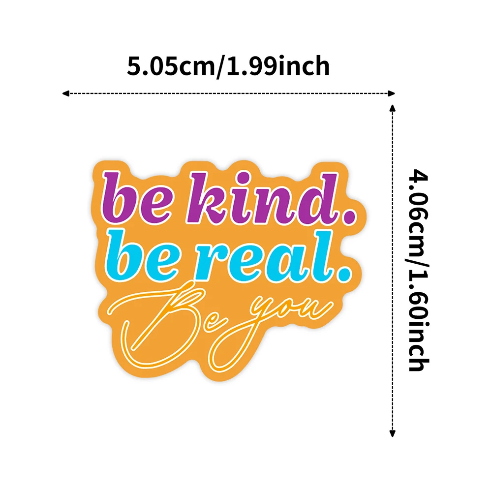 10/30/50 قطعة الملونة ملهمة العبارات الإنجليزية ملصقات مقاوم للماء الكتابة على الجدران حقيبة دفتر محمول الجمالية ملصق ديكور