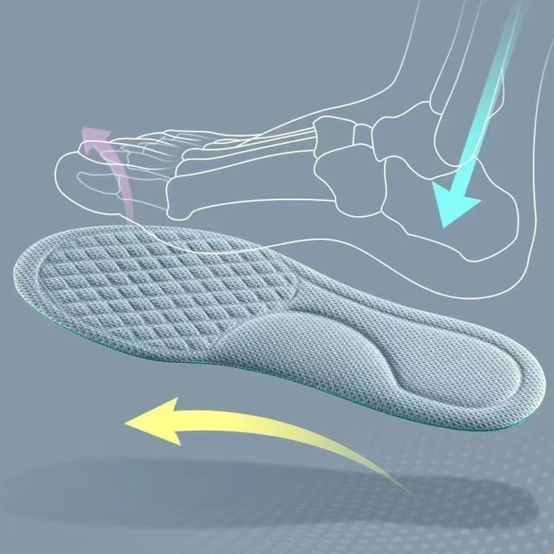 1 Paar Memory Foam ortho pä dische Einlegesohlen Arch Support Einlegesohle für Füße Planta rfasziitis rutsch feste Schuh polster desodor ie rende Schuhsohle