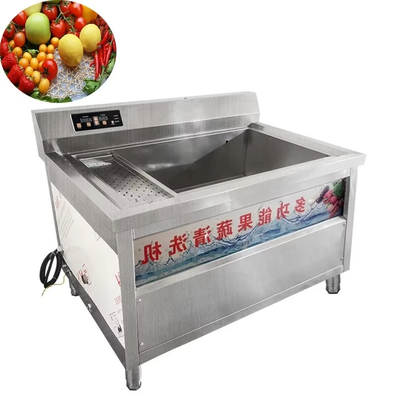 

Автоматическая машина для мытья овощей и фруктов с пузырьковой системой, оборудование для мытья манго