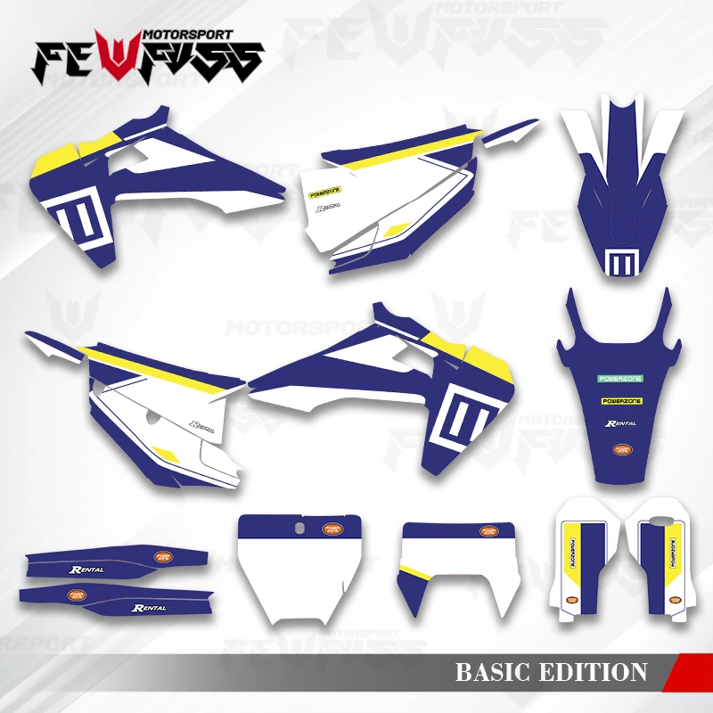 

Fewfuss Graphics Decals Stickers Motorcycle Background Custom For Husqvarna 2019 2020-21 TC FC TX FX FS 2020 2021-22 TE FE 001