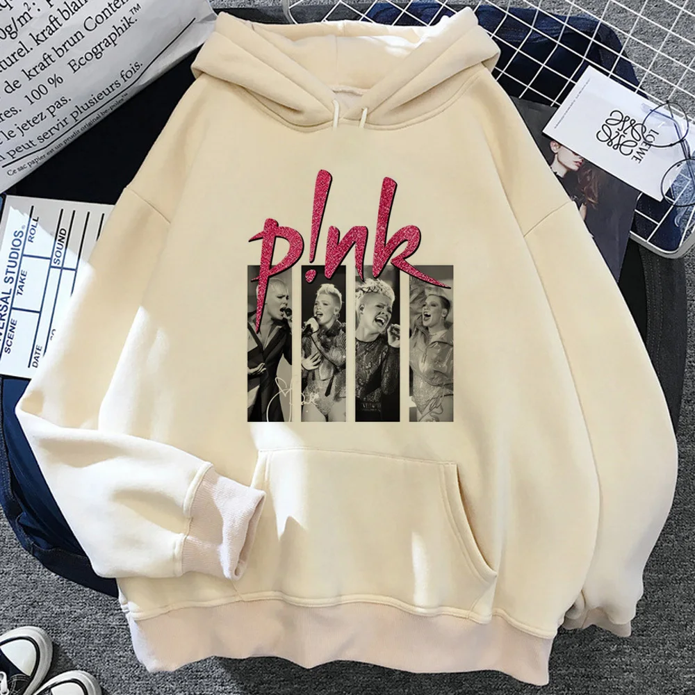 Pink p Nk hoodies women Kawaii 90s y2k aesthetic sweat y2k clothing female Winter  tracksuit