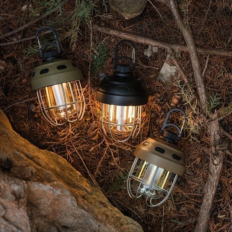 Outdoor 05 series camping nut light tent stepless adjustment ambient light LDC light waterproof retro lighting