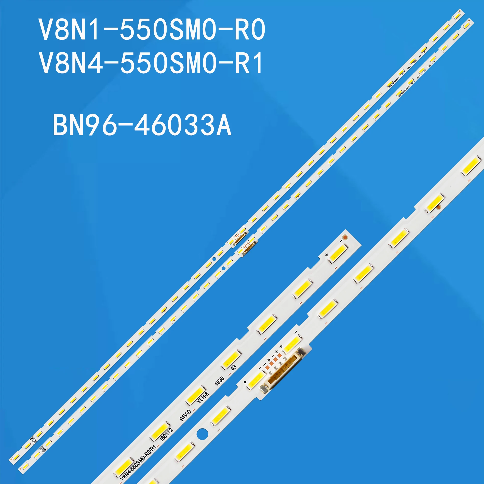 LED strip(2) UE55NU7475 UE55NU7462U UE55NU7462 UN55RU7400F UN55RU7400G UN55RU7400K UE55NU7675U UE55NU7675 UE55NU7672