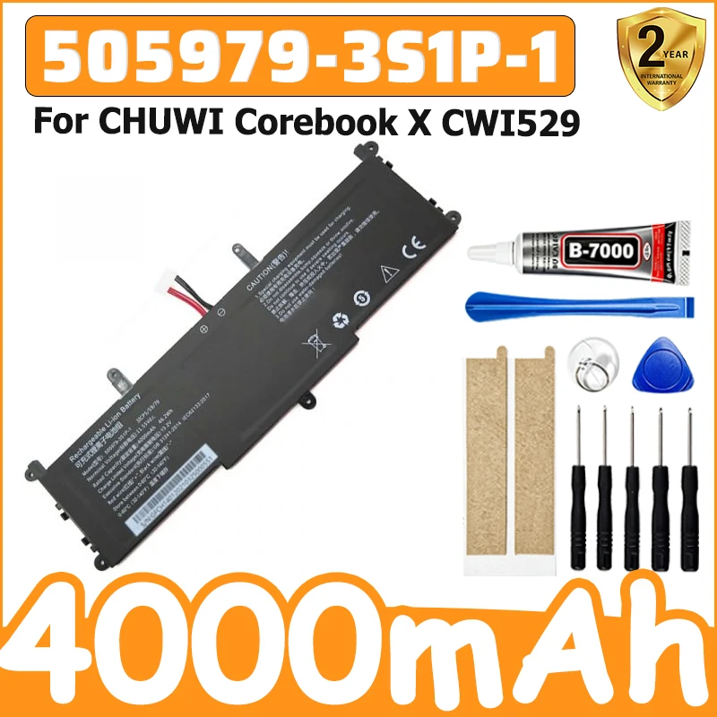 4000mAh 505979-3S1P-1 Battery for CHUWI Corebook X CWI529