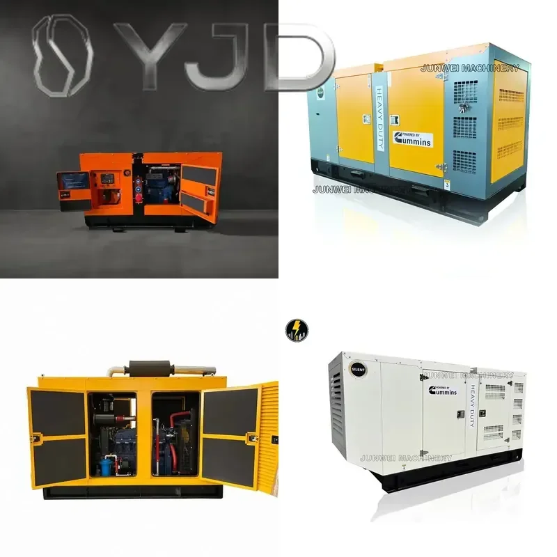 Single Phase Engine 20Kva 30KW 40Kva Open Frame Silent Type Generator 50/60Hz for Family Use