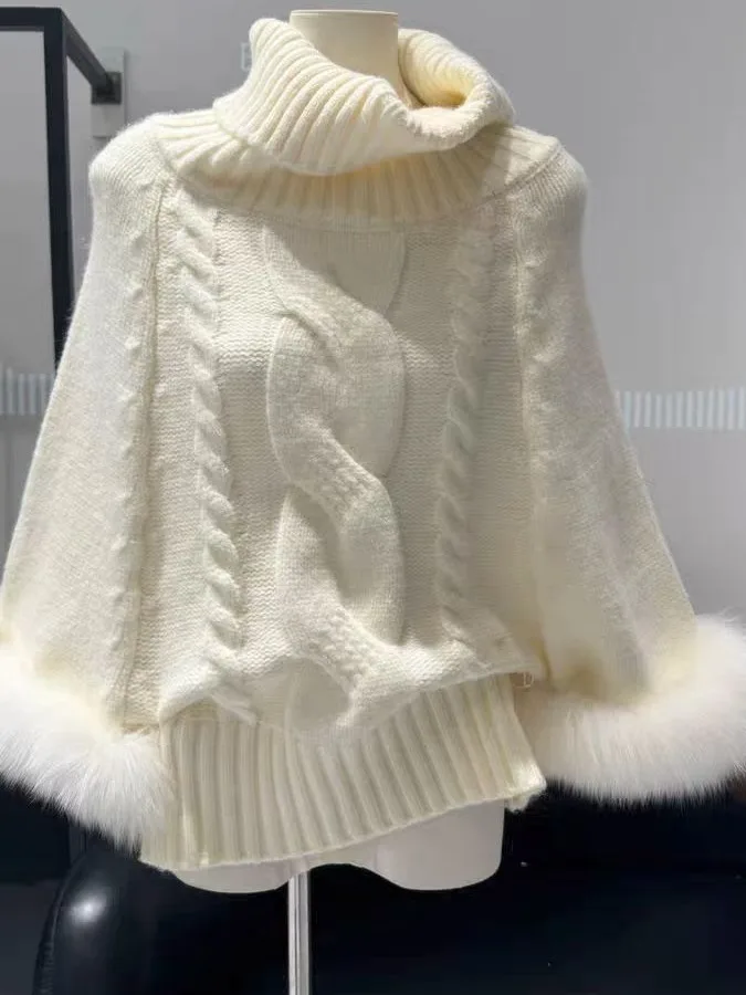 Корейский вязаный свитер с закрученным плечом, женский осенне-зимний капюшон «летучая мышь», вязаный топ Faion Sensation