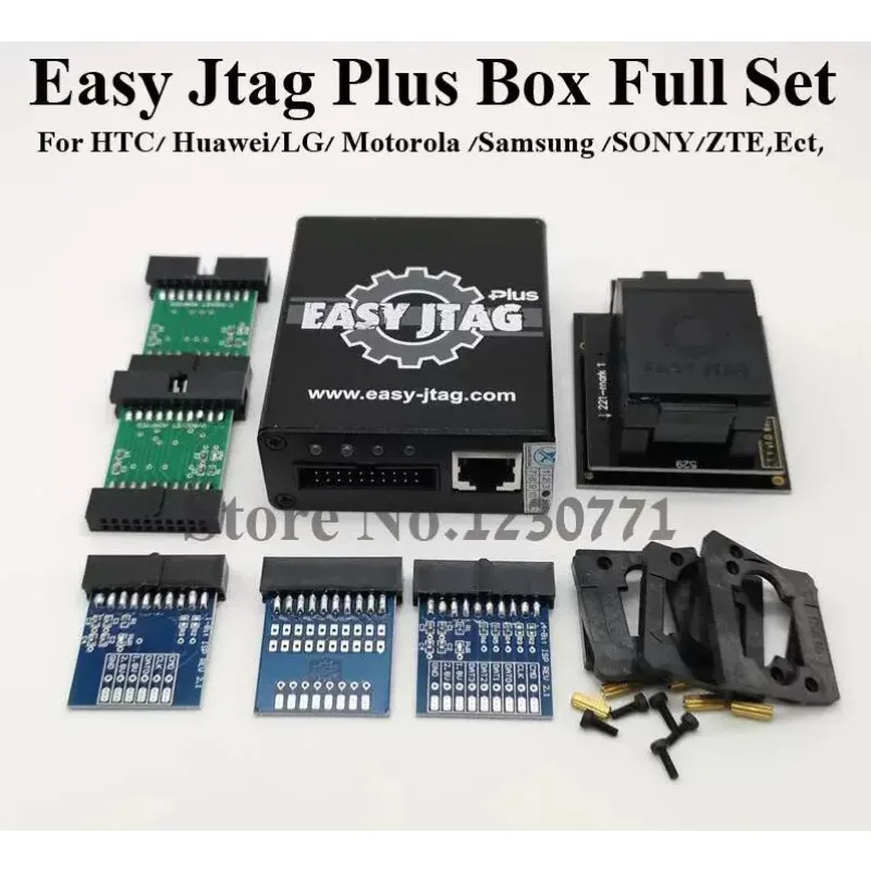 Caja Original Z3x Easy-jtag Plus, Juego Completo + Juego de 6 Sockets EMMC