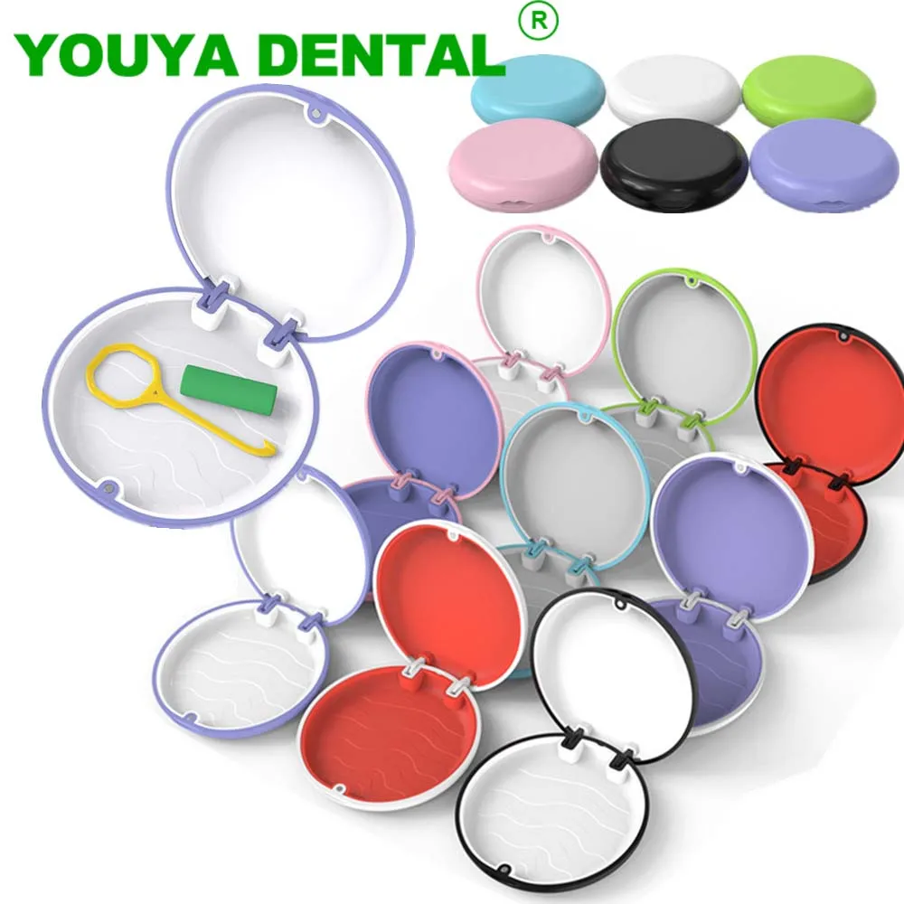 Dental Case Box Orthodontic Retainer Box Denture Storage Box Mouth Guard Braces Oral Hygiene Supplies Organizer Container