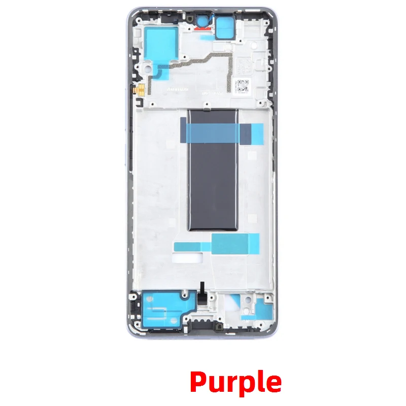 LCD Frame For Xiaomi Redmi Note 13 Pro 5G Front Frame Chassis Middle Housing Bezel + Side Buttons Repair Parts