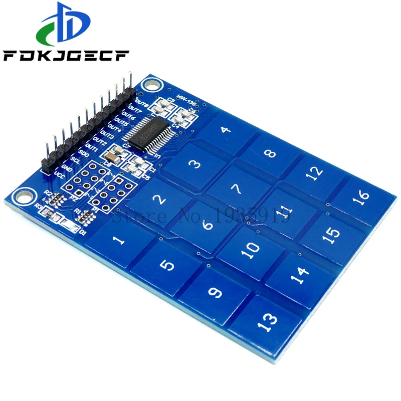 16 Channel TTP229 Digital Capacitive Switch Touch Sensor Module