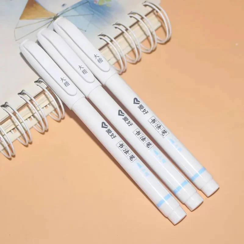 24pcs Painting Soft Pen Calligraphy Practice Pen Regular Script Signature PenTip Brush Pens Calligraphy School Supplies Brush