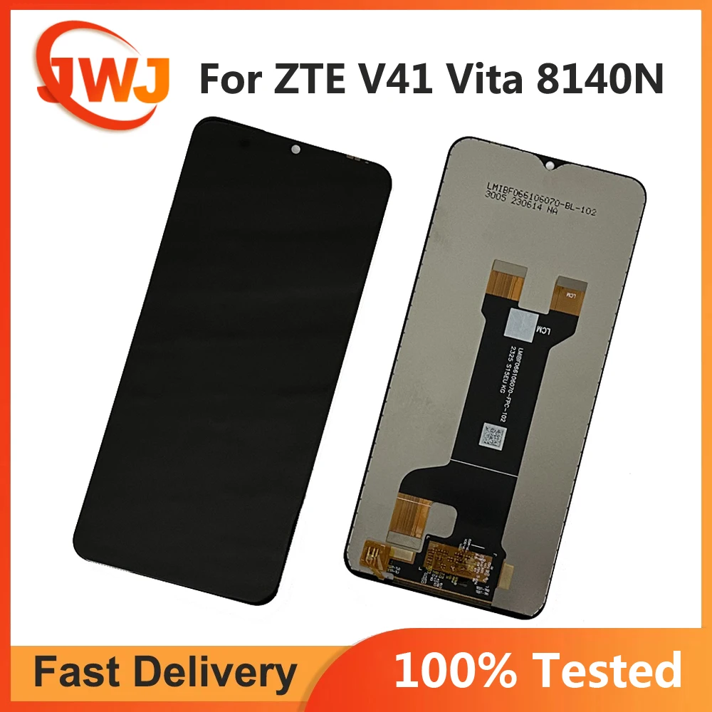 6.6 Inch Black For ZTE Blade V41 Vita 8140N LCD DIsplay Touch Screen Digitizer Panel Assembly Replacement