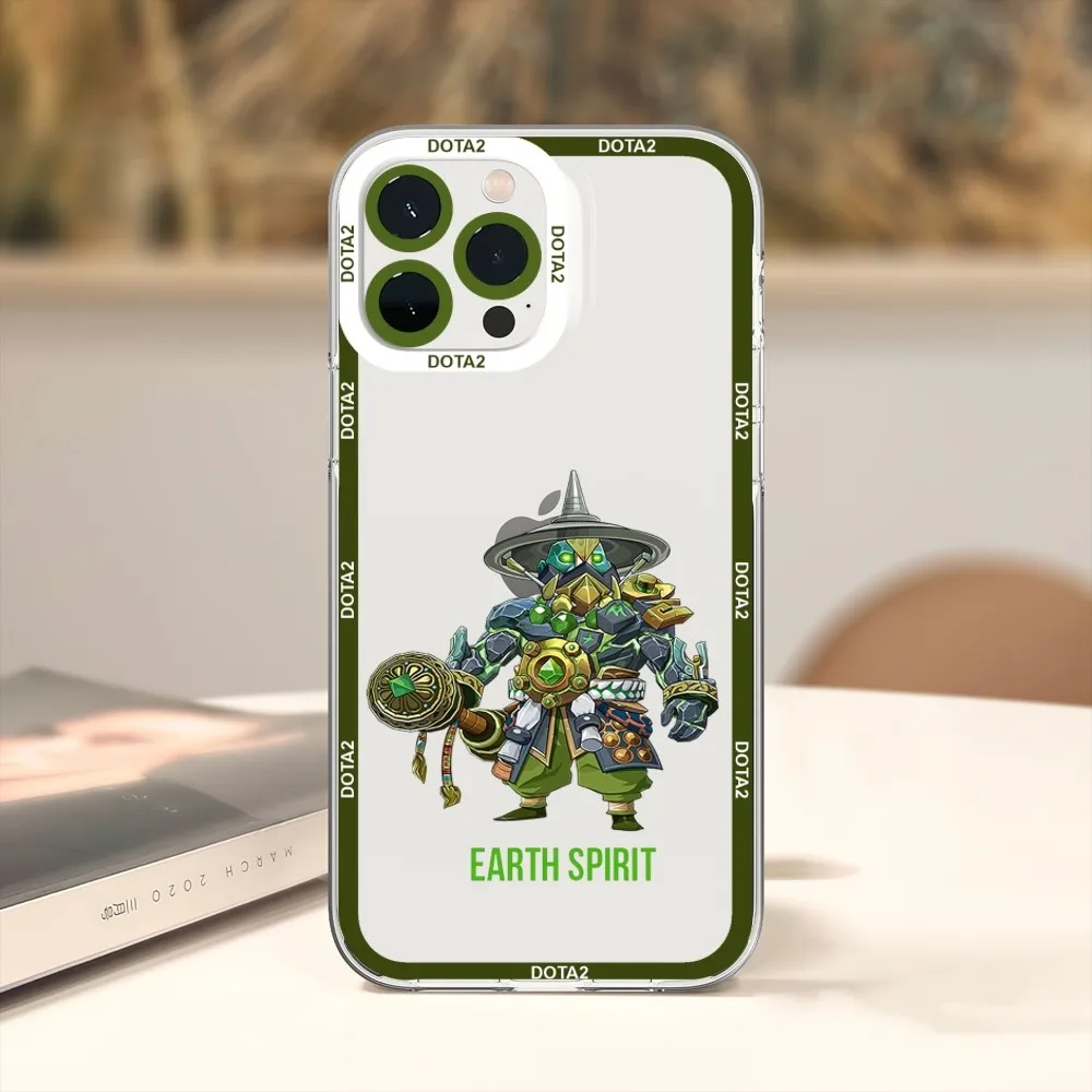 Game Dota 2 Phone Case Phone Case For iPhone 11 12 Mini 13 14 Pro Max Transparent Shell