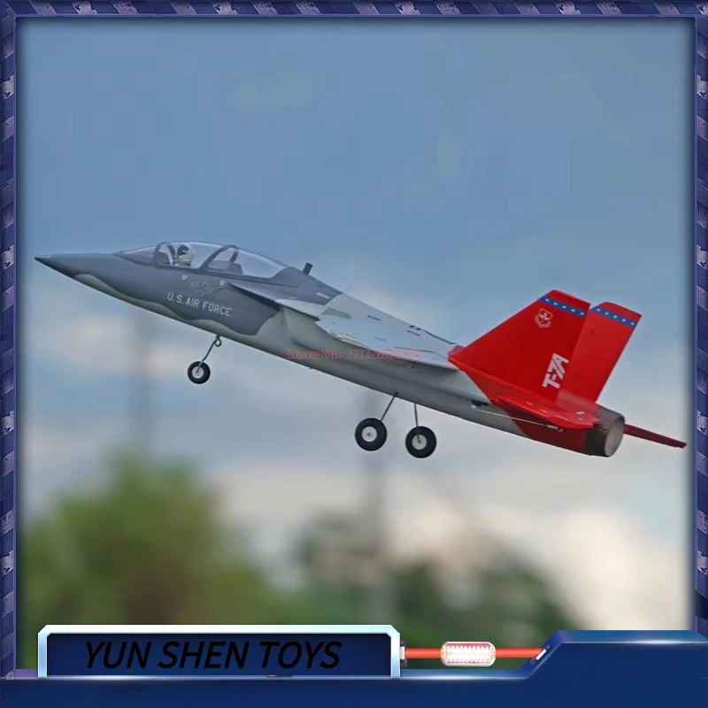

Модель Xfly 64 мм T-7a Тренажерный самолет Red Eagle Pnp/Kit 4s Электрическая канальная модель самолета Радиоуправляемый самолет с дистанционным управлением