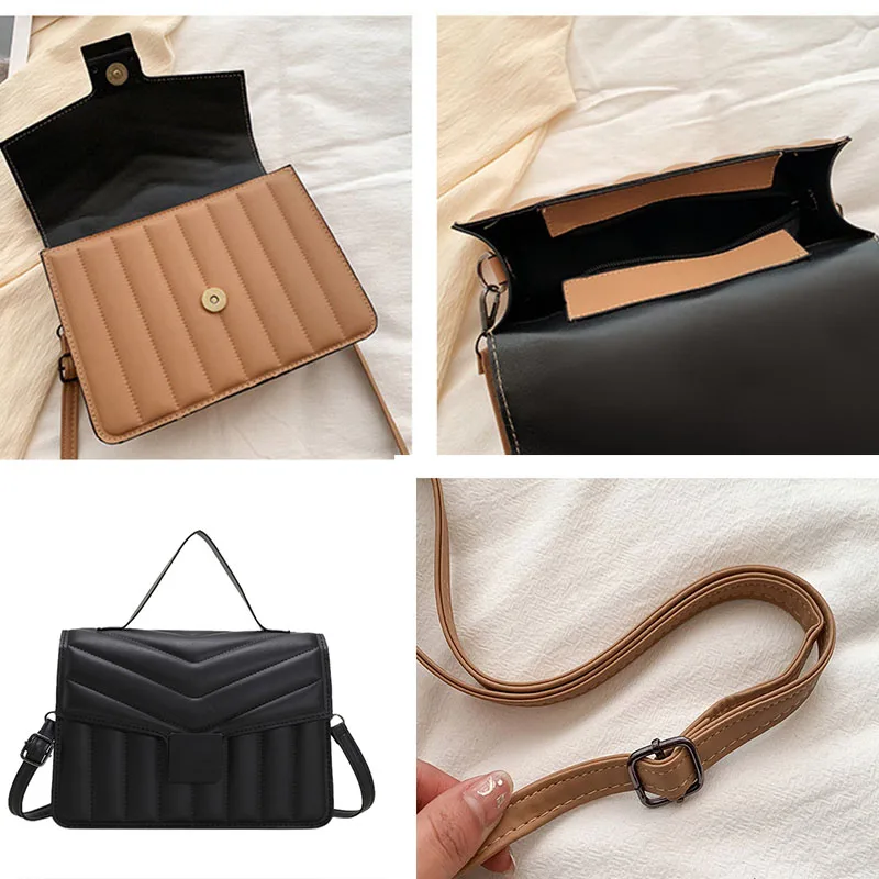 Bolso de hombro de diseñador de lujo para mujer, bandolera informal de gran capacidad, a la moda, novedad de 2024