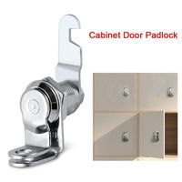 New Zinc Alloy Cabinet Door Padlock Mechanical Keyless Mechanical Door Lock DIY Hardware Furniture Padlock Cupboard