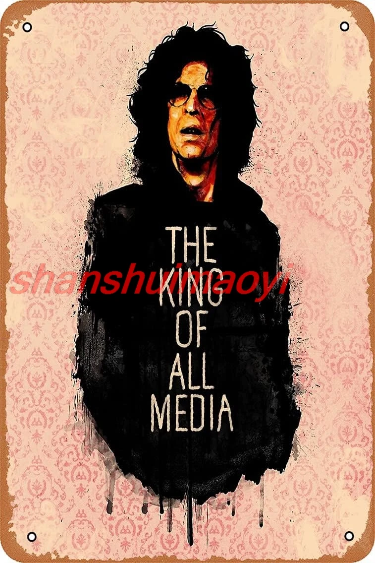 NIUMOWANG Metal Sign - Howard Stern Tin Poster 12 X 8 Inches ALIMAO