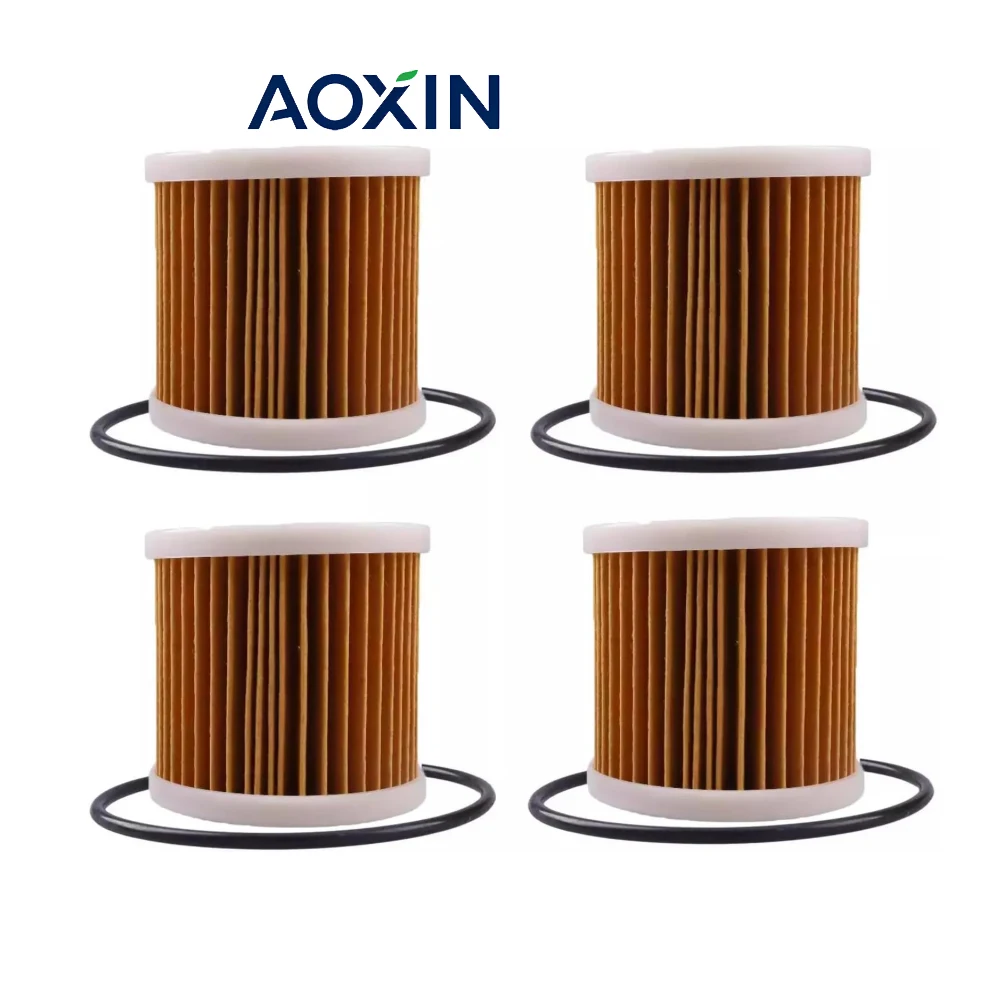 4 قطعة فلتر الوقود فاصل المياه 90794‐46871‐00 90794‐46871 90794-46911 متوافق مع محرك هوندا ياماها الخارجي #2