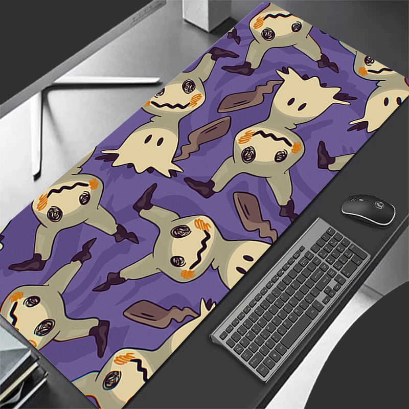 Tapis de souris de jeu grand Gamer XXL clavier bureau Tapis de souris Tapis en caoutchouc Tapis Souris jeu Notbook Pc p-pokemons Mimikyu Tapis de souris