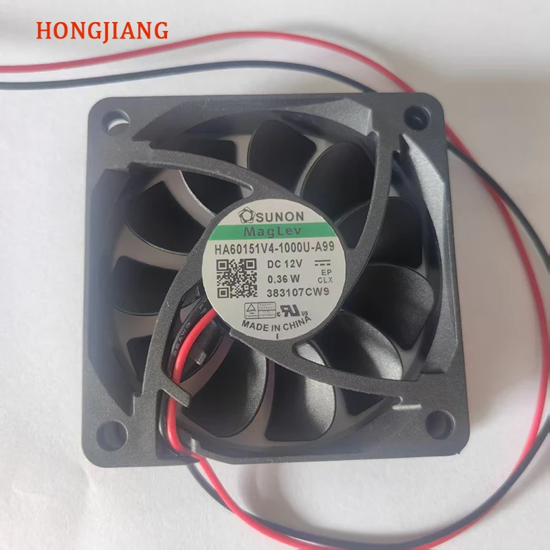 Novo ventilador fresco HA60151V4-1000C-A99 HA60151V4-1000U-A99 12VDC 0,36W 60x60x15mm Ventilador silencioso