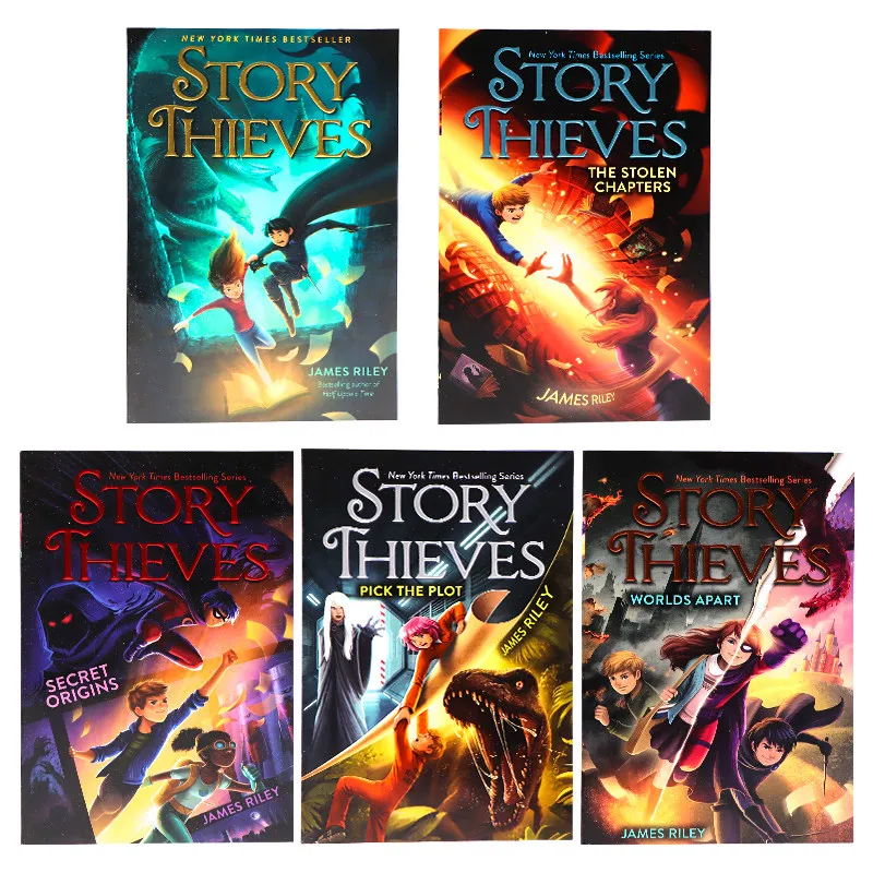 Story Thieves Complete Collection 5 Books Box Set English Original Fantasy Adventure Chapter Book For Young Readers