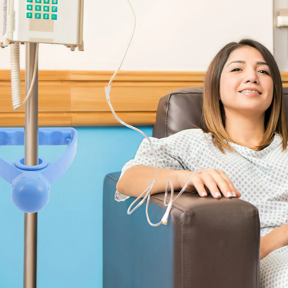 

Комплект из 2 ручек для вертикальной инфузионной стойки, надежная пластиковая конструкция для держателя инфузионных систем, для больниц