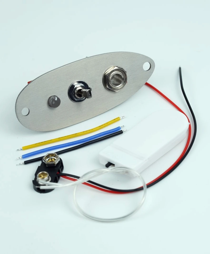 Guyker active preamplifier kit, boost buffer bypass pre wiring harness, for ST guitar upgrade HQ-AS02