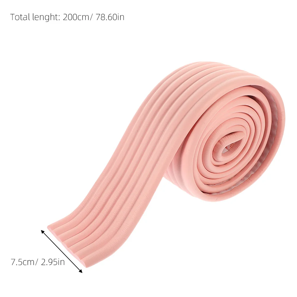 2Pcs Self Adhesive Edge Protector Strip Baby Proofing Corner Guard Protective Furniture Padding Table Desk Fireplace Guard