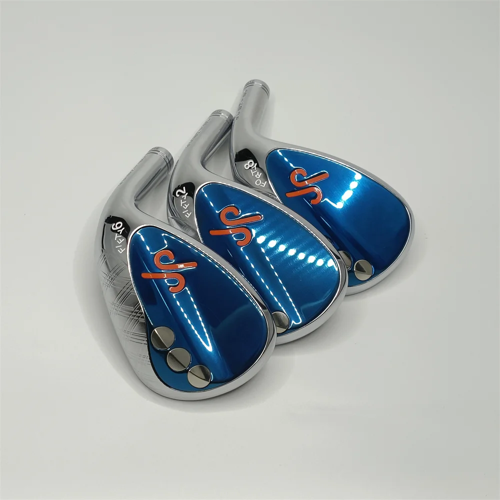 

JP Golf Wedges golden/blue with Shaft and Grips , 46.48.50.52.54.56.58.60, Soft wedges Forged, 2024 Golf Clubs,