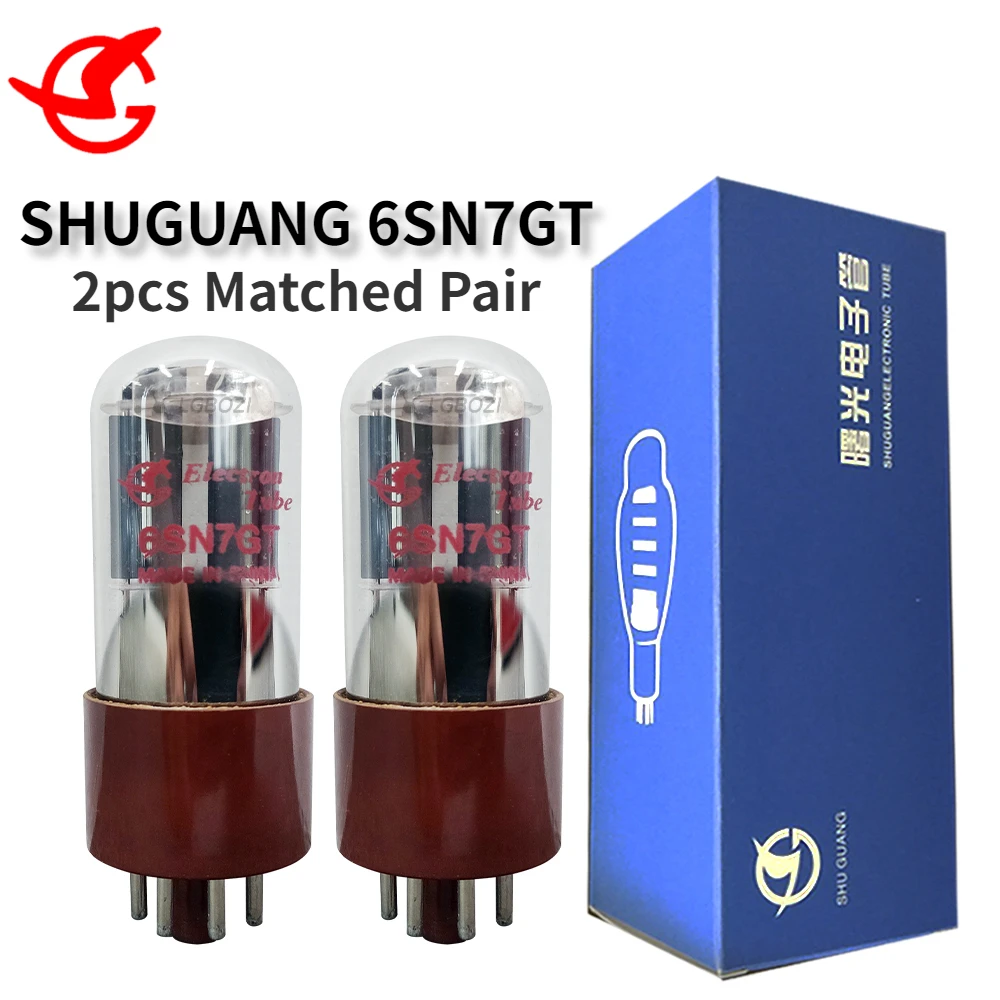 SHUGUANG 6SN7GT Vacuum Tube Replaces 6SN7 6N8P-J 6H8C CV181-Z 6H8C 6N8P CV181 5692 HIFI Tube DIY Matched Quad Stereo Amplifier