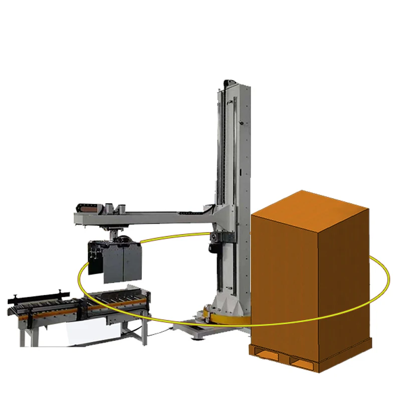 Industrial Robot Stacker Palletizer Automatic Palletizer Machine for Stacking Case Cartons Water Bottle on Pallet